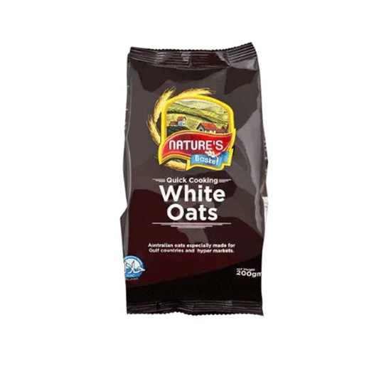 Nature'S 200Gm White Oats Pouch