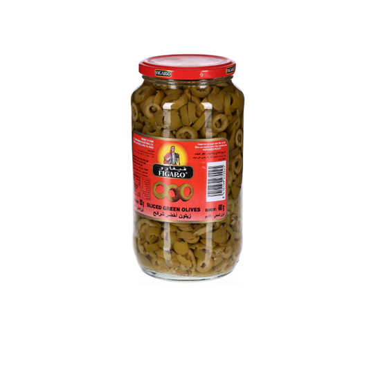 Figaro Olives Slice Green 480Gm