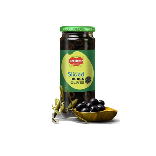 Del Monte Black Slices Olives 450Gm