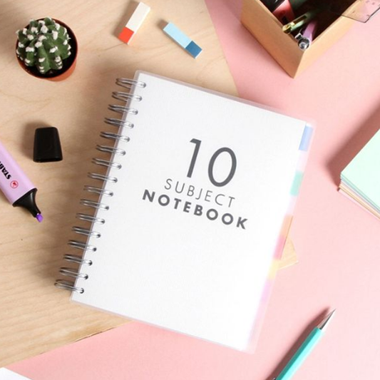 10 SUBJECT NOTEBOOK  MEDIUM  NARROW