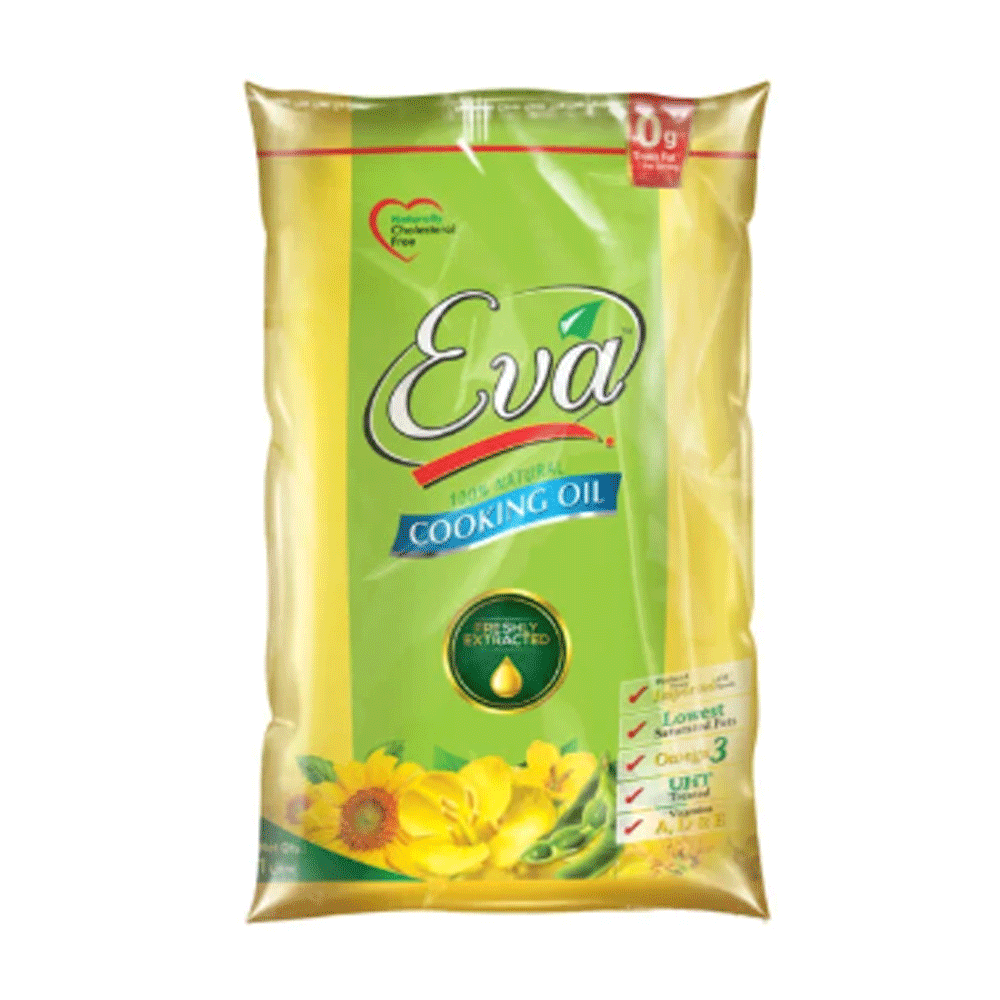 Eva Cooking Oil(Pilo) Pouch Per Ltr