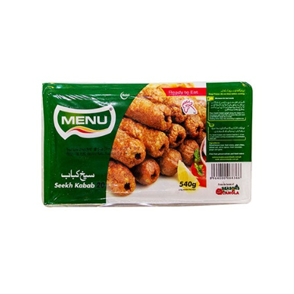Menu Seekh Kabab 540G