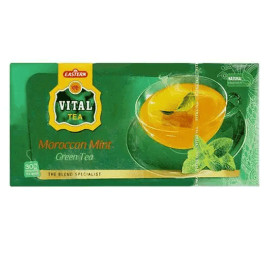 Vital Morocan Mint Green Tea Bags 30-Pcs