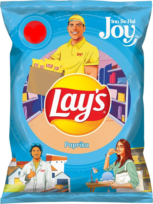 LAYS CHIPS PAPRIKA 45 GM