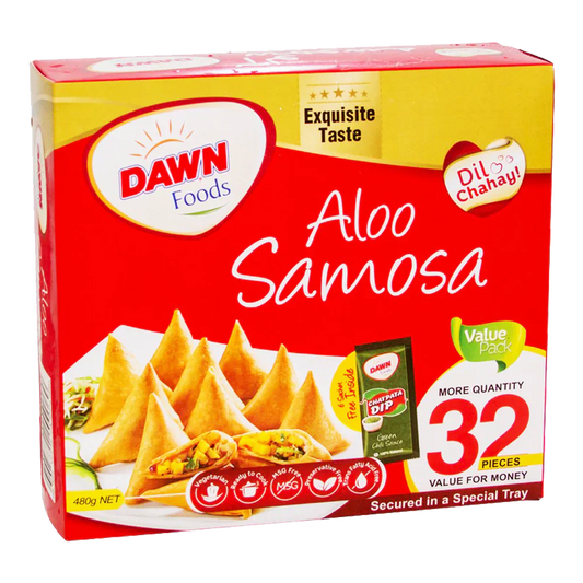DAWN FOOD SAMOSA ALOO 32PC 480 GM